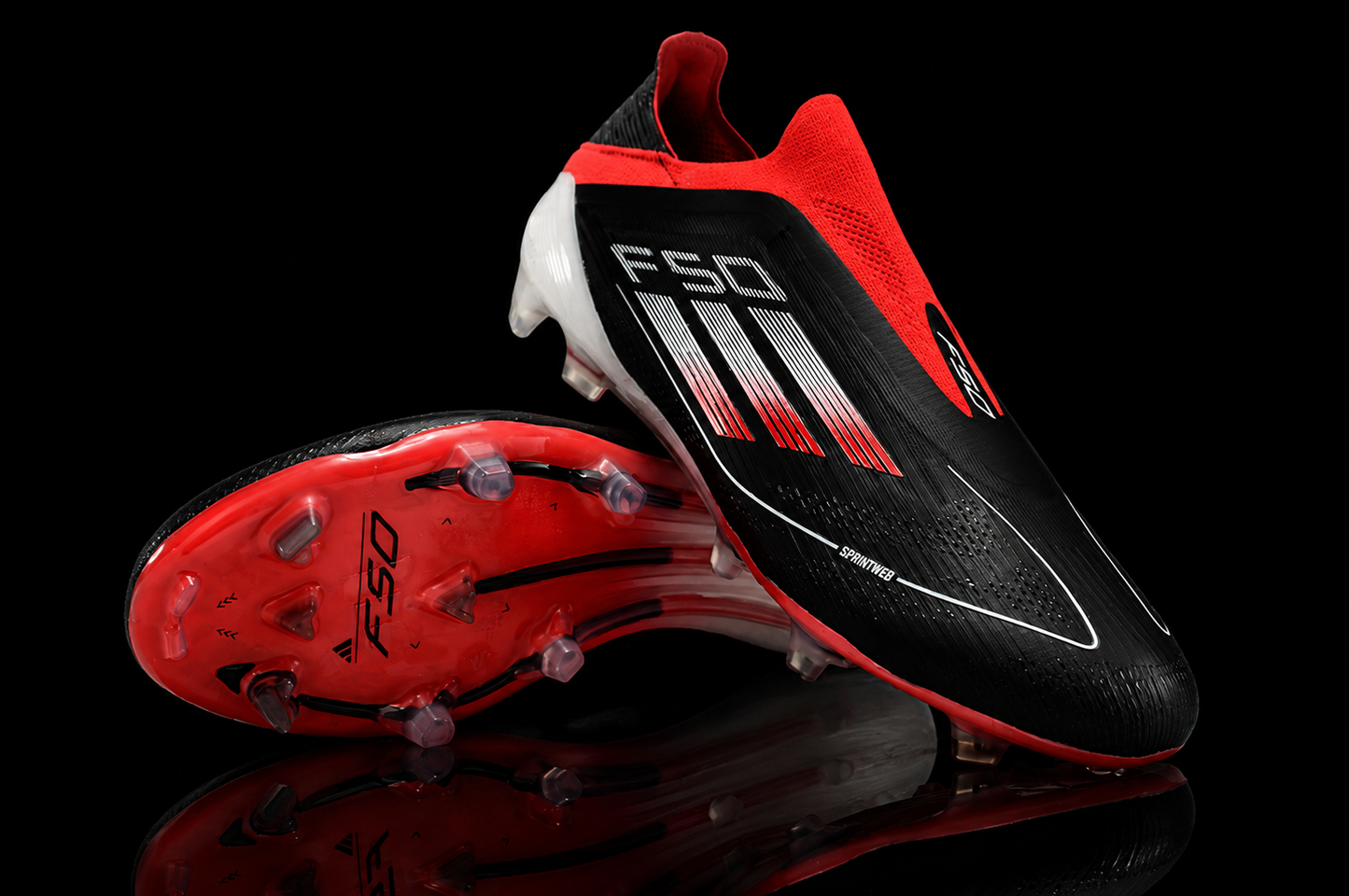 F50 Ghosted Red Black White Firm Ground