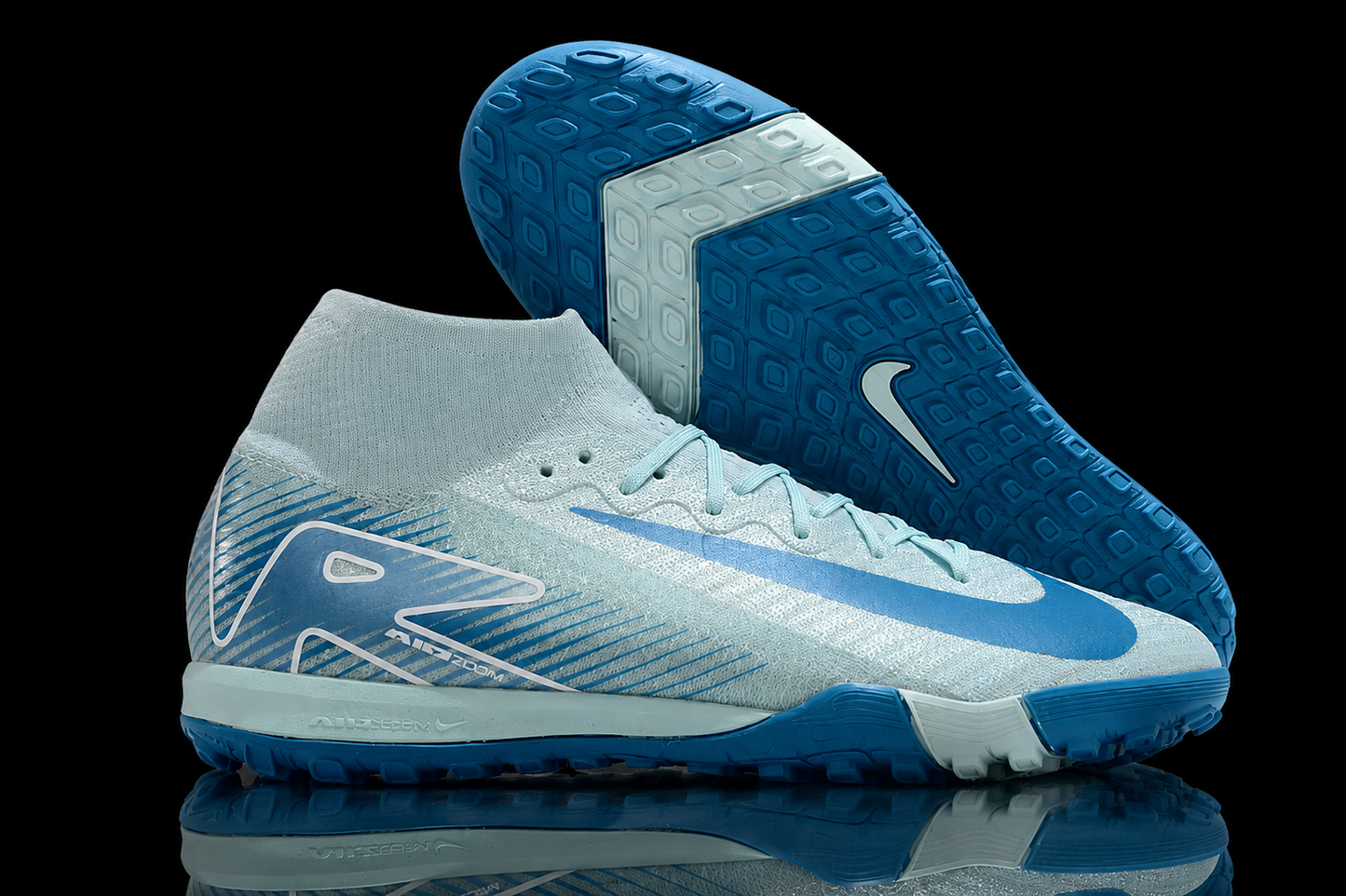 Mercurial Vapor16 Superfly10 Glacier Blue Elite Turf surface