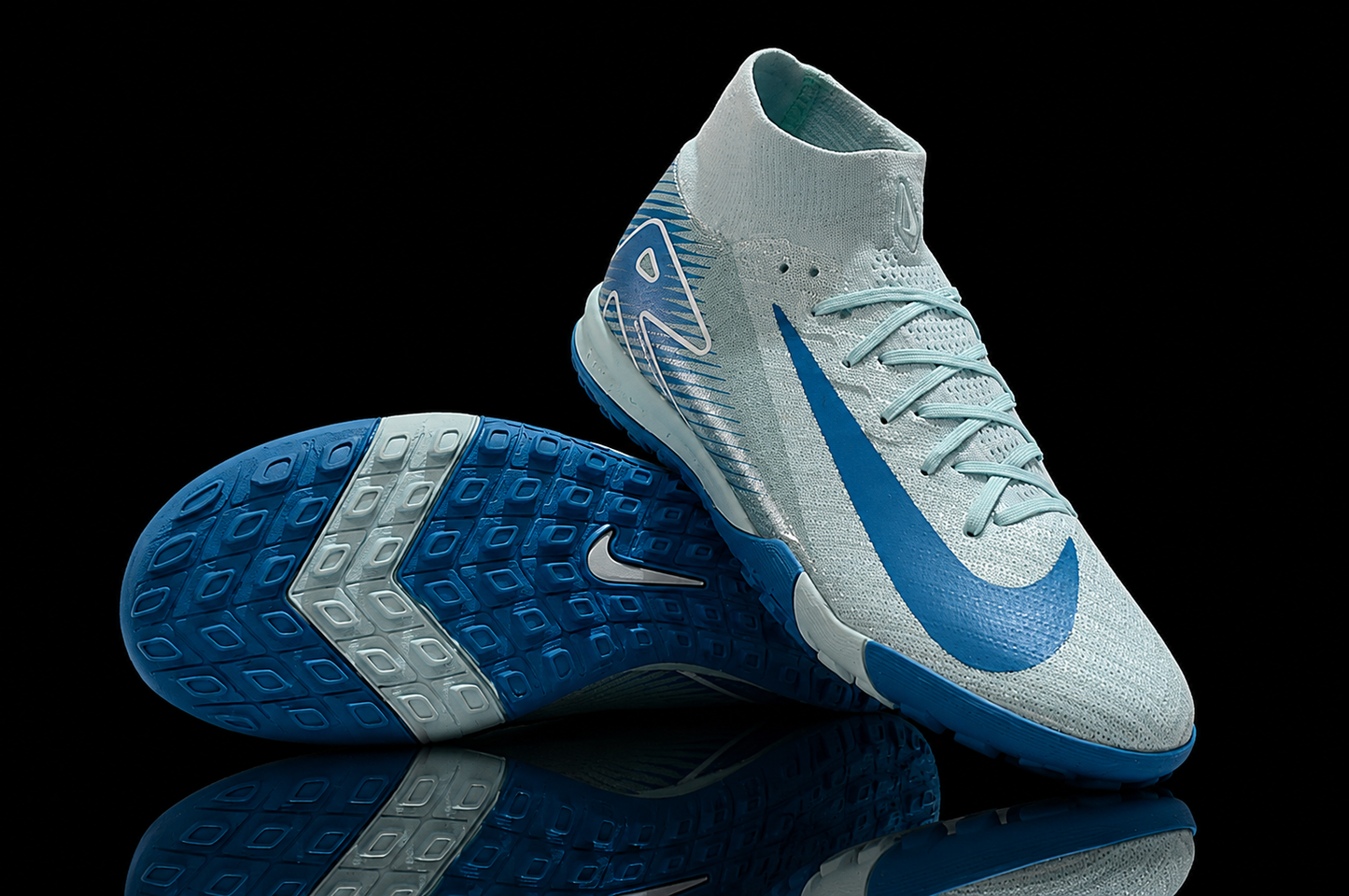 Mercurial Vapor16 Superfly10 Glacier Blue Elite Turf surface