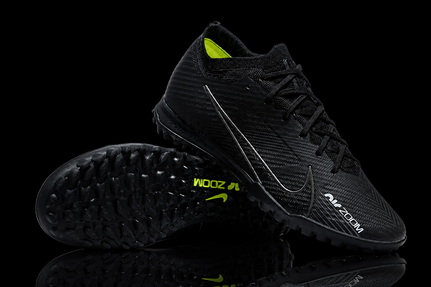 Mercurial Vapor15 Superfly9 Elite Black/Green Turf Surface