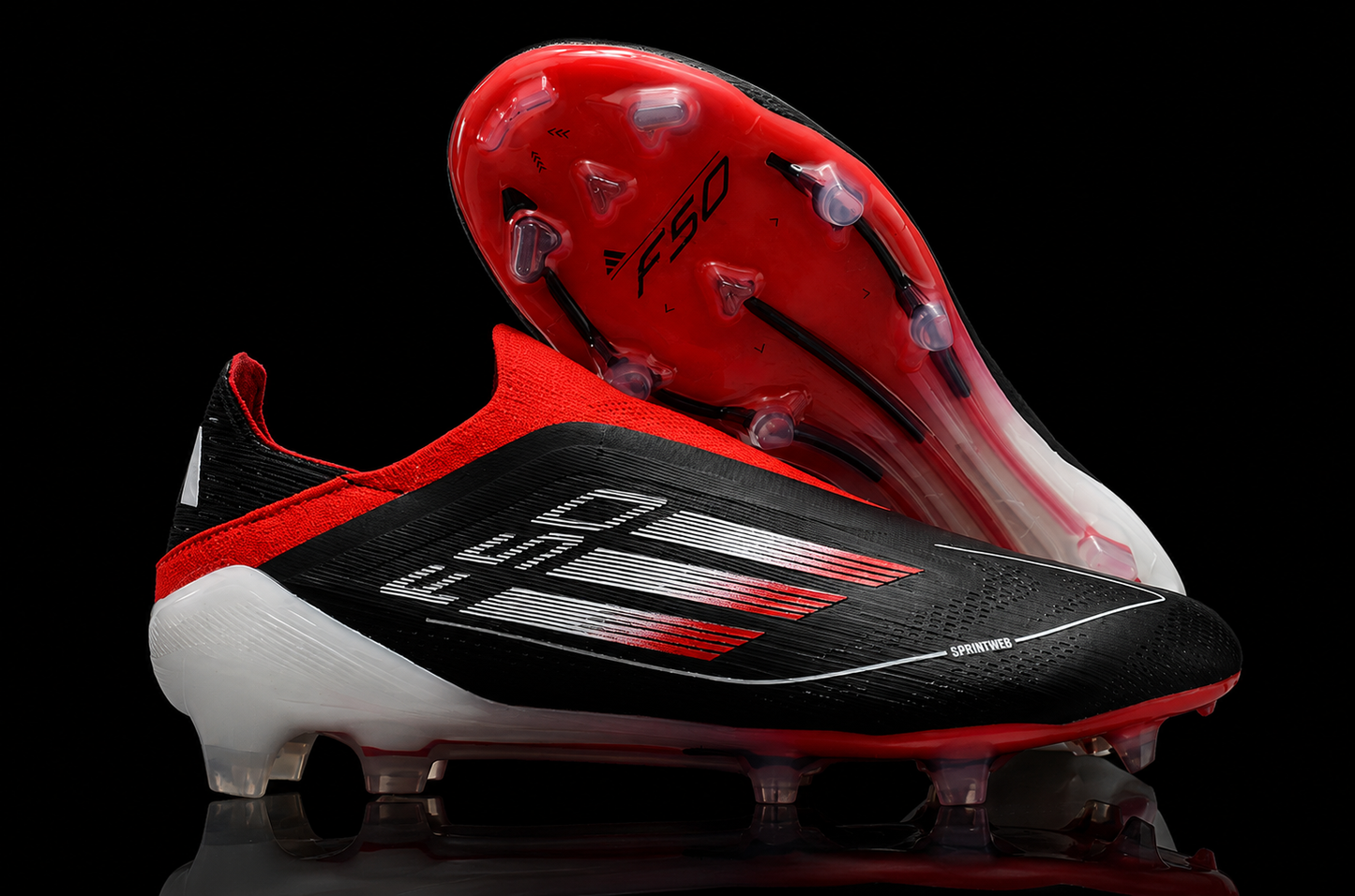 F50 Ghosted Red Black White Firm Ground