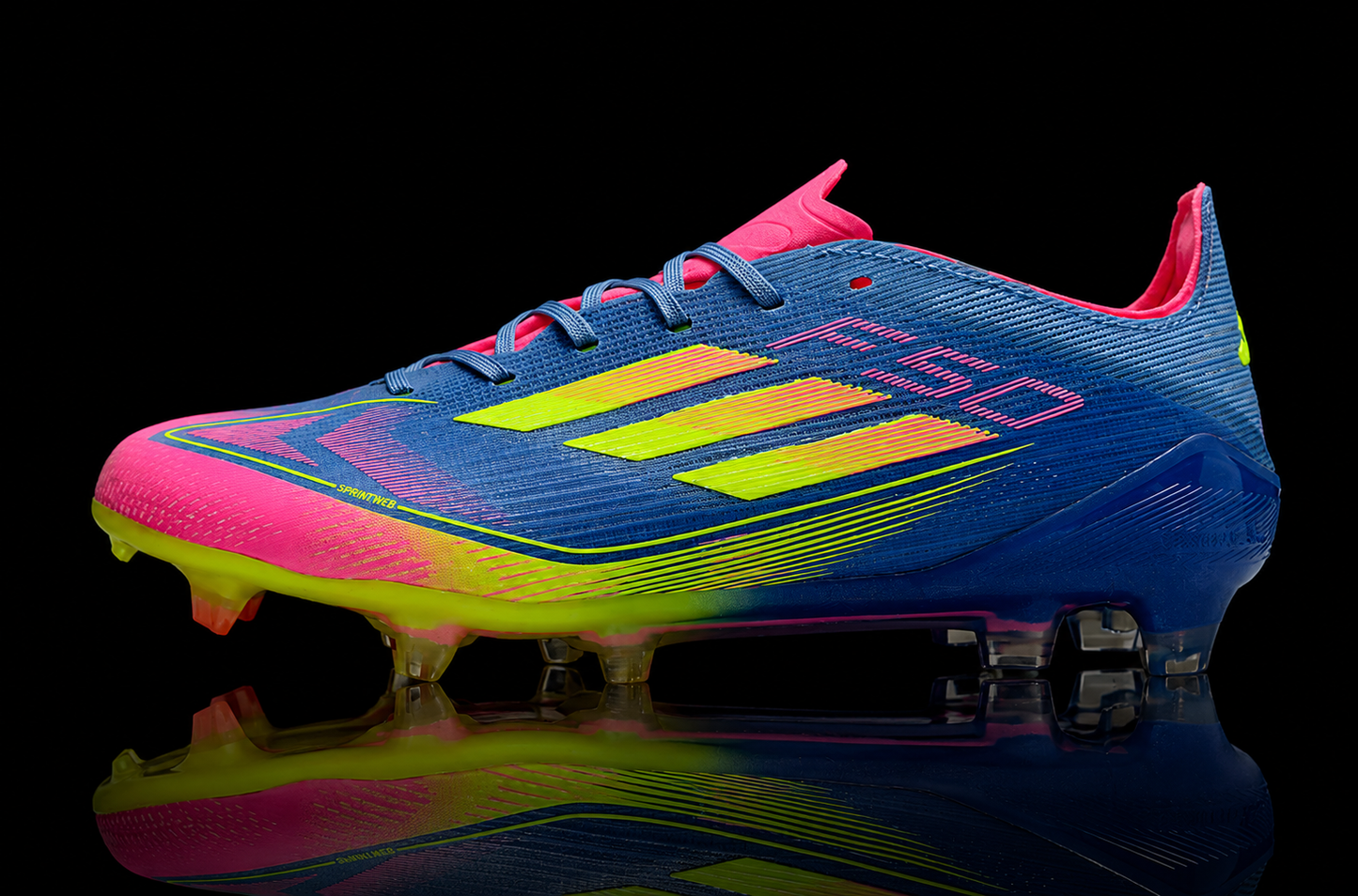 F50 Celestial Victory Blue/Yellow/Pink Firm Ground