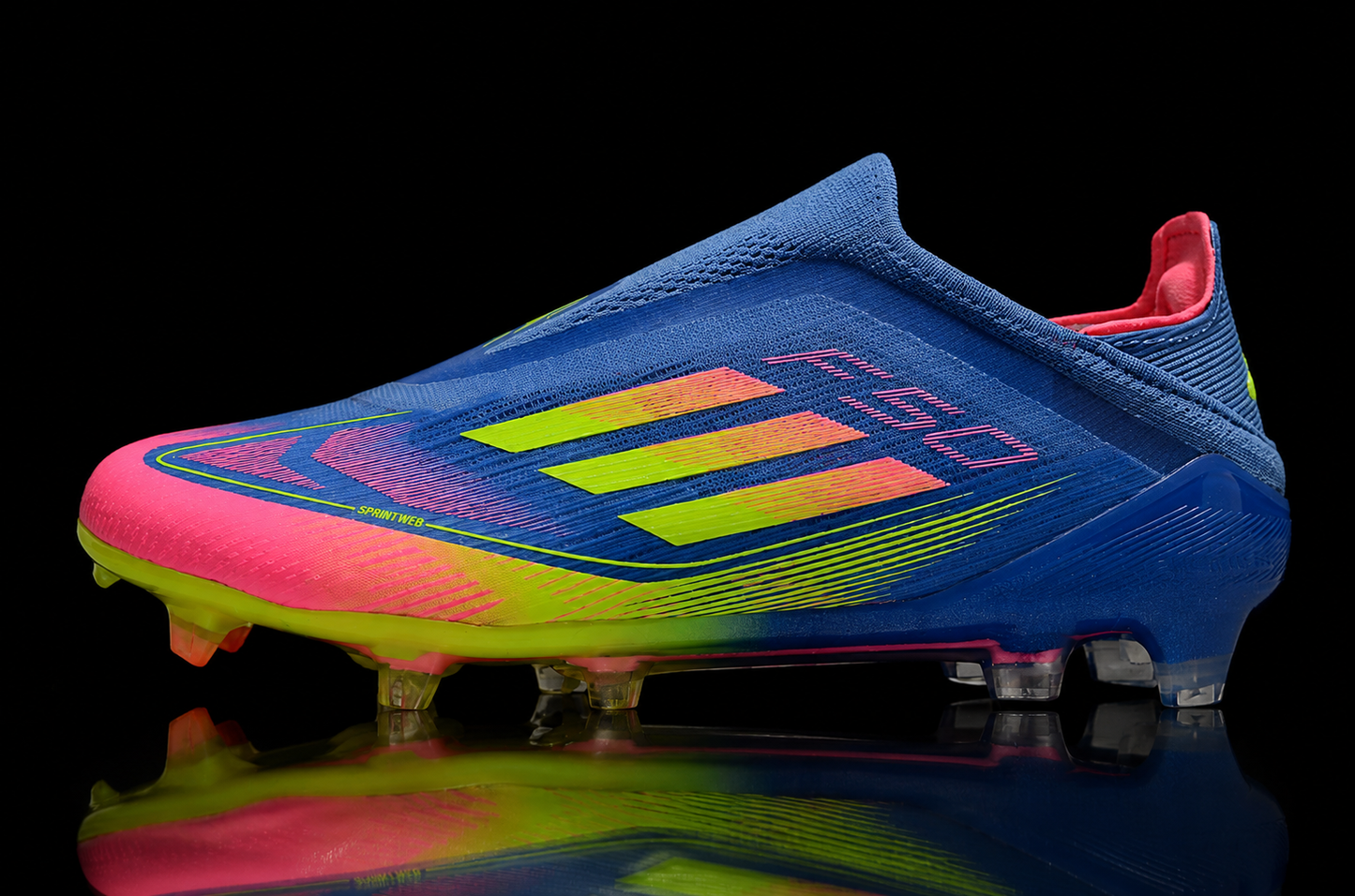 F50 Celestial Victory Blue/Yellow/Pink Firm Ground