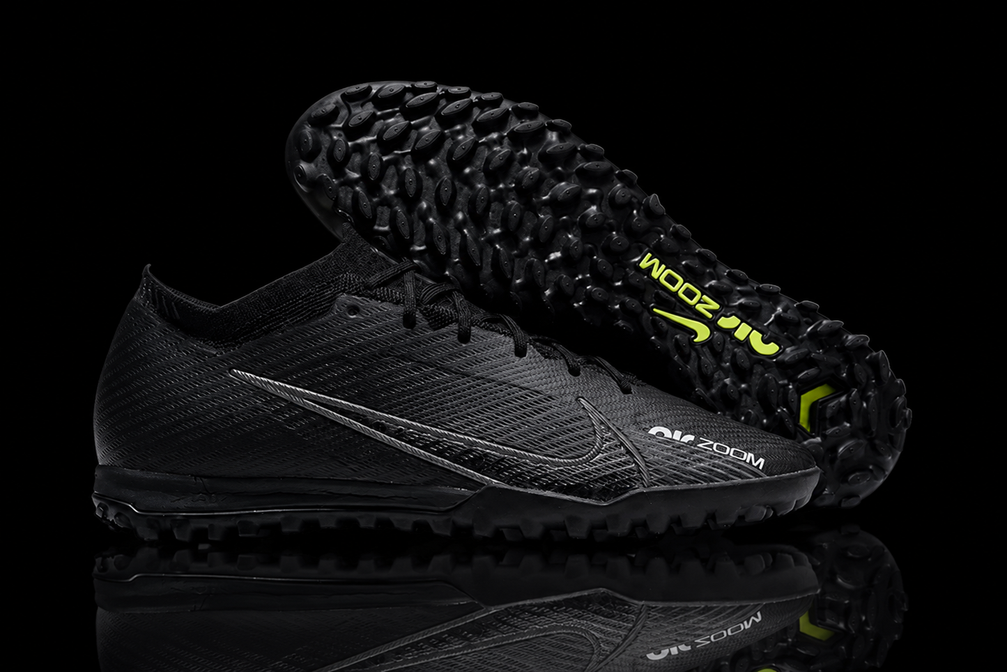 Mercurial Vapor15 Superfly9 Elite Black/Green Turf Surface